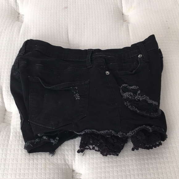 Women Mudd FLX Stretch Cutt off Jeans shorts Sz 9 - Picture 6 of 7